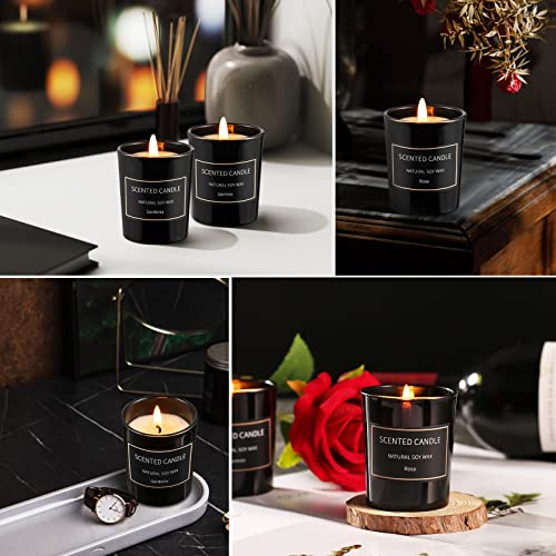 Qizeion 8 Pack Candles For Home Scented Aromatherapy Candles Gifts Set For Women Soy Wax Long Lasting Jar Candles For Birthday Mother's Day Gifts, 3.5Oz #TOP6