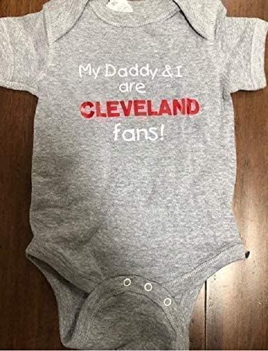 Cleveland baby sports fan onesie ® basketball baseball football bodysuit infant one piece shower gift