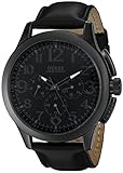 GUESS Men's U10628G1 Black Modern Details Casual Sport Watch