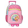 Paw Patrol Paw Patrol Follow Your Rainbow cabinekoffer roze 38 x 55 x 20 cm, Violeta, 27x33x11 cms, Rugzak 33