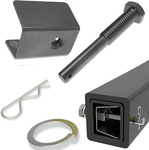 Suspension Dudes Anti-Rattle Trailer Hitch Pin Prevents Wobble and Swaying, Corrosion Resistant - Fits 2\" Receiver with 1/2\" Pinhole - (Black)
