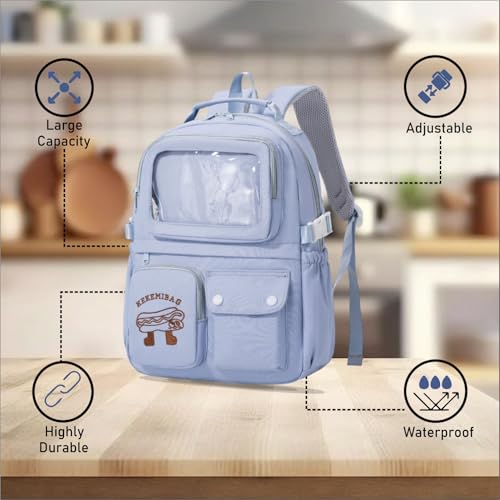Image of Tinytot 25 Litre, Japanese Korean Style Niche College Students Light weight School bag Women's Travel Backpack