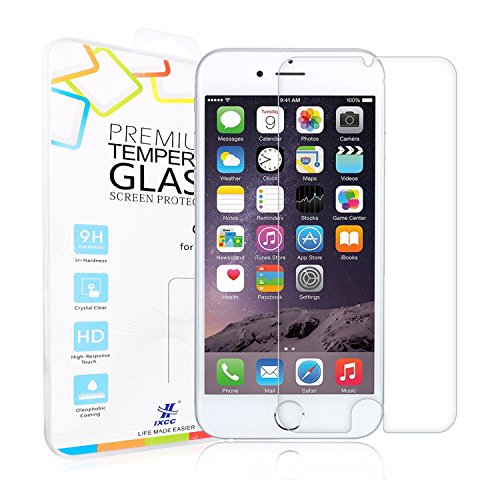 iXCC iPhone 6 Plus/6s Plus Screen Protector - 0.2mm Ultra Thin HD Tempered Glass Screen Protector 9H Hard Crystal Clear, High Response 3D Touch Compatible for Apple iPhone 6 Plus and 6s Plus
