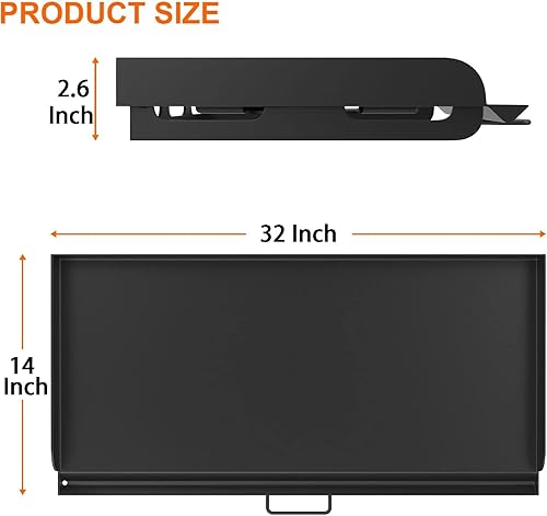 Vista 9 de Plancha profesional para freír Camp Chef de 3 quemadores, pieza de repuesto de placa superior plana para Camp Chef Tundra, Expedition 3X Combo