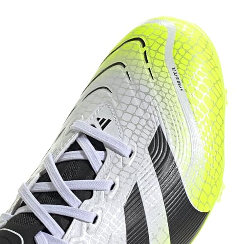 Adidas Unisex League Firm Ground/Multi Ground, White/Black/Lucid Lemon, 4.5 by adidas - Used condition - Image 5