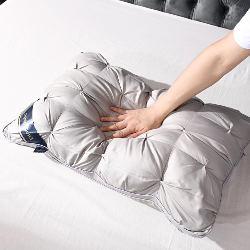 Set 2 Almohadas de Algodón 76x48 cm Suave miniatura 4