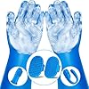 6PCS Pet Grooming Kit for Dogs,Cats and Horses | Dog Washing Gloves | Dog Bath Brush | Dog Bath Gloves | Dog Shampoo Brush | Pet Grooming Gloves | Dog Bath Supplies (Navy Blue)
