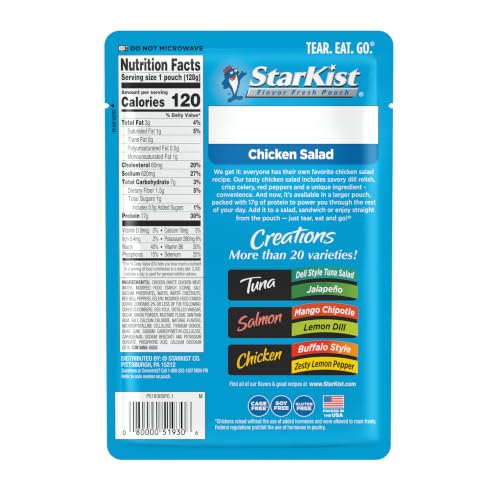 Image of StarKist Chicken Creations Chicken Salad, 5oz Pouch, 12-Pack