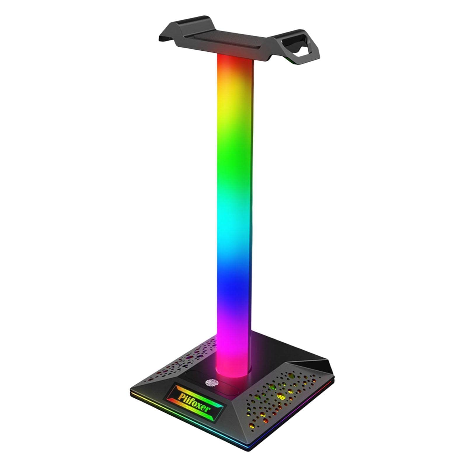 Universal RGB Headphone Stand Touch Control 3.5mm Durable for Desk PC Laptop-image-29