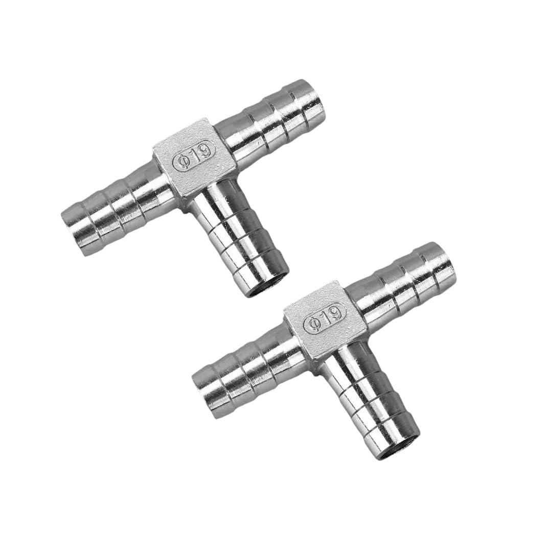 Edelstahlrohr mit Widerhaken T-Rohr mit Widerhaken aus poliertem Edelstahl 304, 3-Wege-Schlauchverteiler, Innendurchmesser 32 mm, 40, 50, Hydraulikrohr, 1 Stück(50mm)