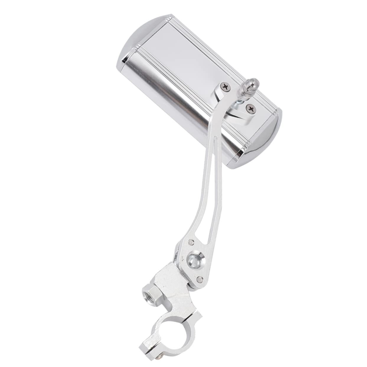 ibasenice 2pièces Miroir De Vélo Aluminium Alliage Avec Rotatif Rétroviseur Unilatéral Pour Guidon Accessoires Vélo De Montagne Route
