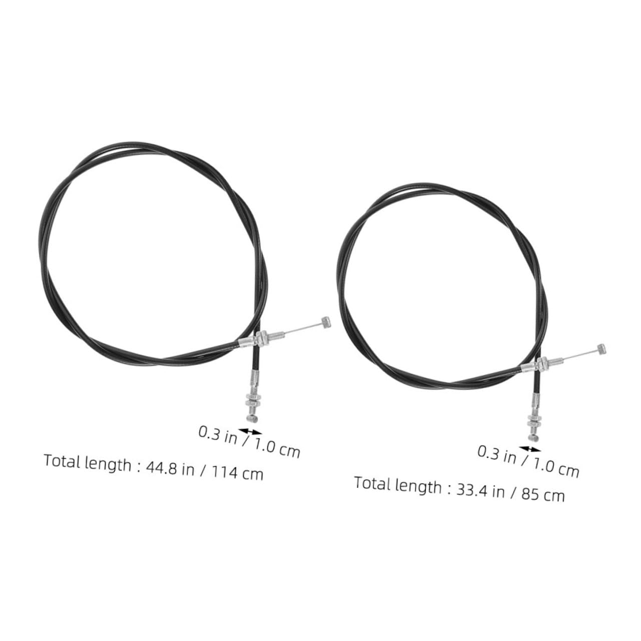 BESTYASH 2pcs Heavy Duty Recliner Cable Replacement for Salon Chairs Hydraulic Base Pull Wire for Barber and Styling Chairs User Friendly Installation