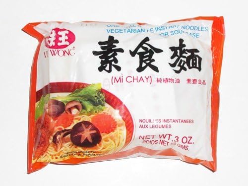 Ve Wong Oriental Style Instant Noodle Vegetarian Flavor Soup Base 3 oz. 5-pack