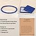 LPBeads Handmade Natural Gemstone Stretch Elastic 4mm Lapis Lazuli Bracelet Healing Crystal Round Stone Beads Jewelry Gifts for Women Men