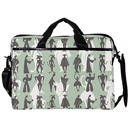 Bolso bandolera para portátil de 14 a 15 pulgadas de hombre con compartimento acolchado para oficina