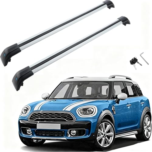 MotorFansClub Roof Rack Cross Bars Fit for Mini Cooper