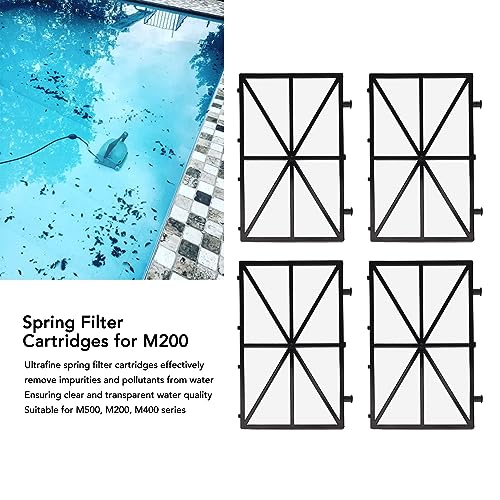 4 Unidades 9991433 R4 Cartuchos de Filtro de Mola para M500 M200 M400 Limpador de Piscina Robótico E