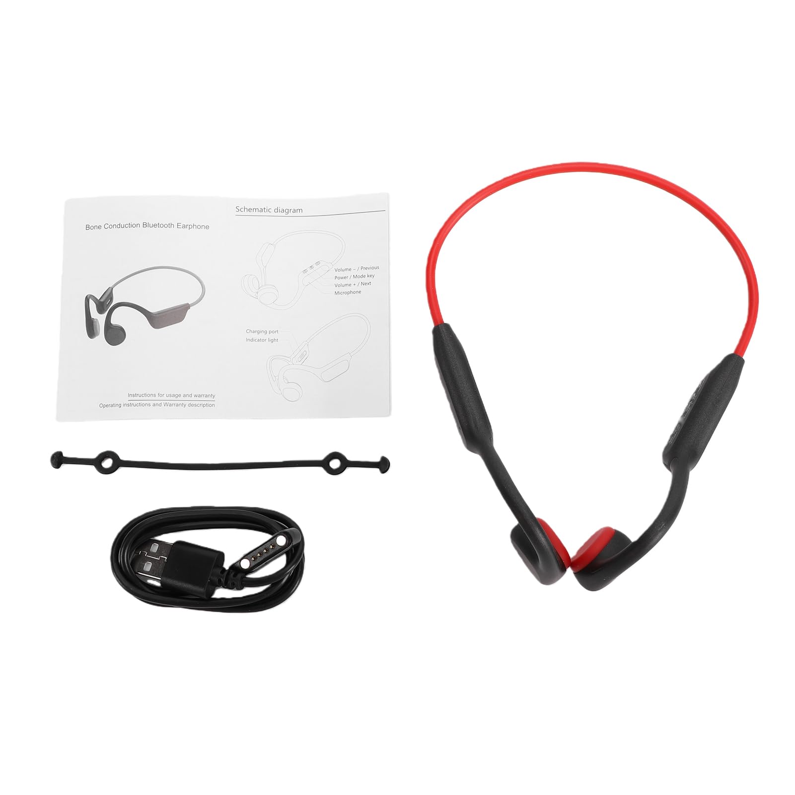 Bewinner Cuffie a Conduzione Ossea, Auricolari Wireless Bluetooth 5.4