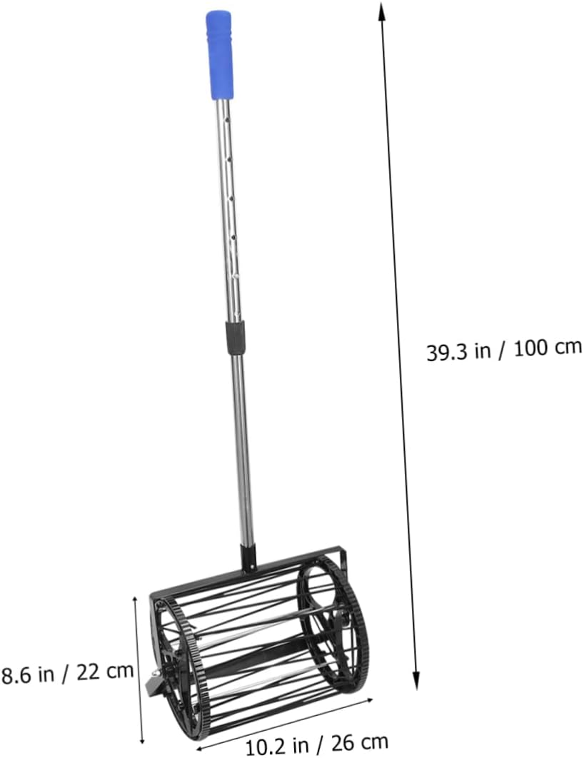 Drum Type Table Tennis Ball Picker for Holds Balls Easy One-Handed Use for and Players