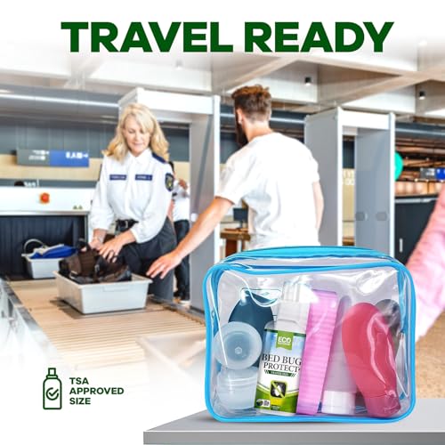 Eco Defense Spray para percevejos de cama tamanho de viagem - aprovado pela TSA 85 g - Essenciais de