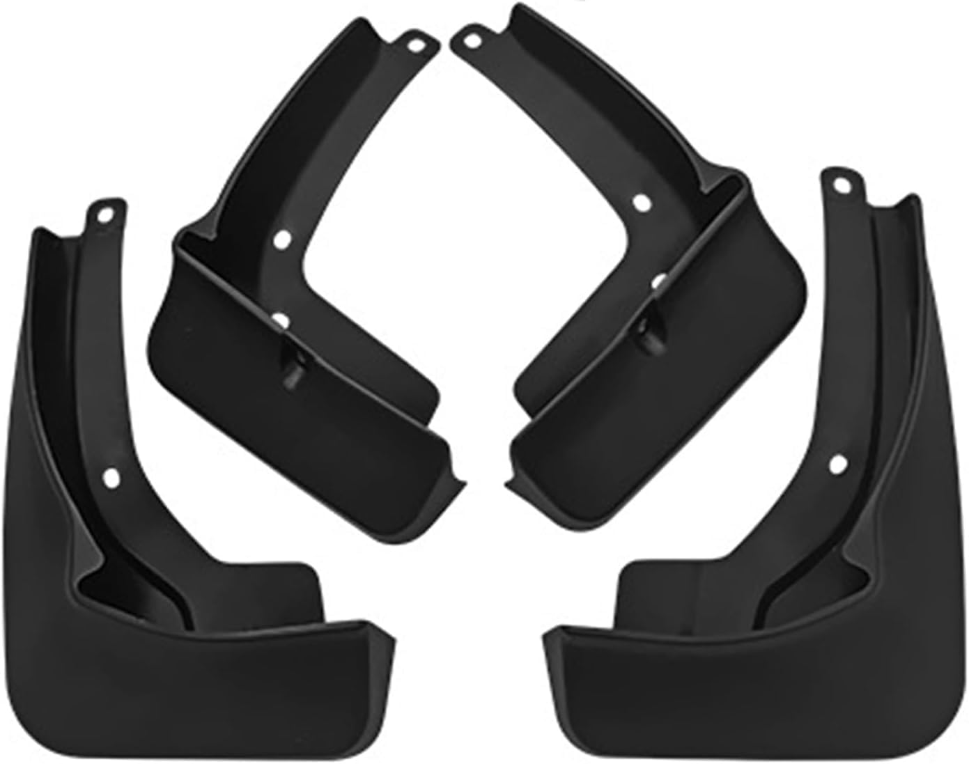 RSCBB 4 Pcs Car Mud Flaps Splash Guards for Volkswagen ID.3, Easy Installation Mudguards Front Rear Mud Flaps Splashproof Waterproof Car Accessories