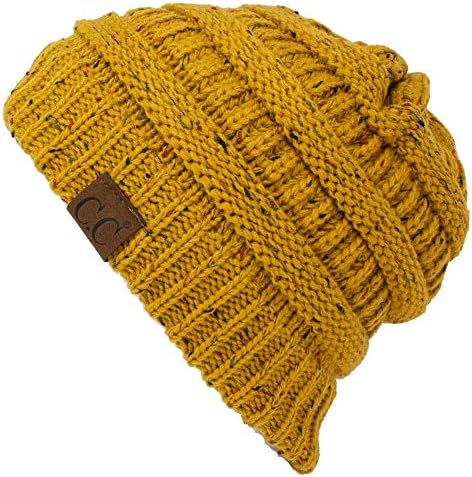 Cable Knit Confetti CC Beanie 