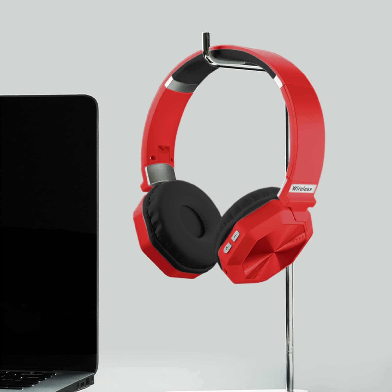 Słuchawki stereofoniczne nauszne, bezprzewodowe zestawy słuchawkowe Bluetooth, składane zestawy słuchawkowe bezprzewodowe i przewodowe z miękkimi nausznikami z białkami pamięci, do telefonów komórkowy