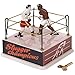 Daxoon Boxer étain Jouet Nostalgie Boxe Ring avec clé à remonter pour Cadeau rétro