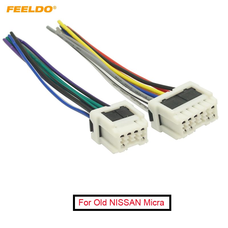 5Pair Car Stereo Power Wiring Harness Adapter for Old for Nissan Micra Patrol Skyline Sunny Primera Radio Wire Plug #FD5712