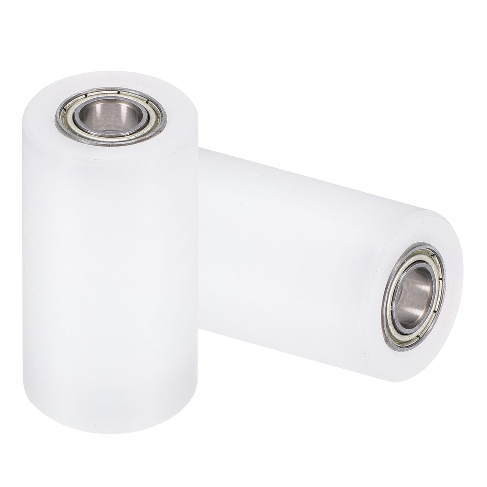 uxcell 2Pcs Nylon Roller Wheel with Bearings, 5/8" Bore x 1-7/8" Width x 4-3/4" Length, CNC Guiding Wheel Flat Belt Idler, Nylon Pulley (White) — Amazon image 17
