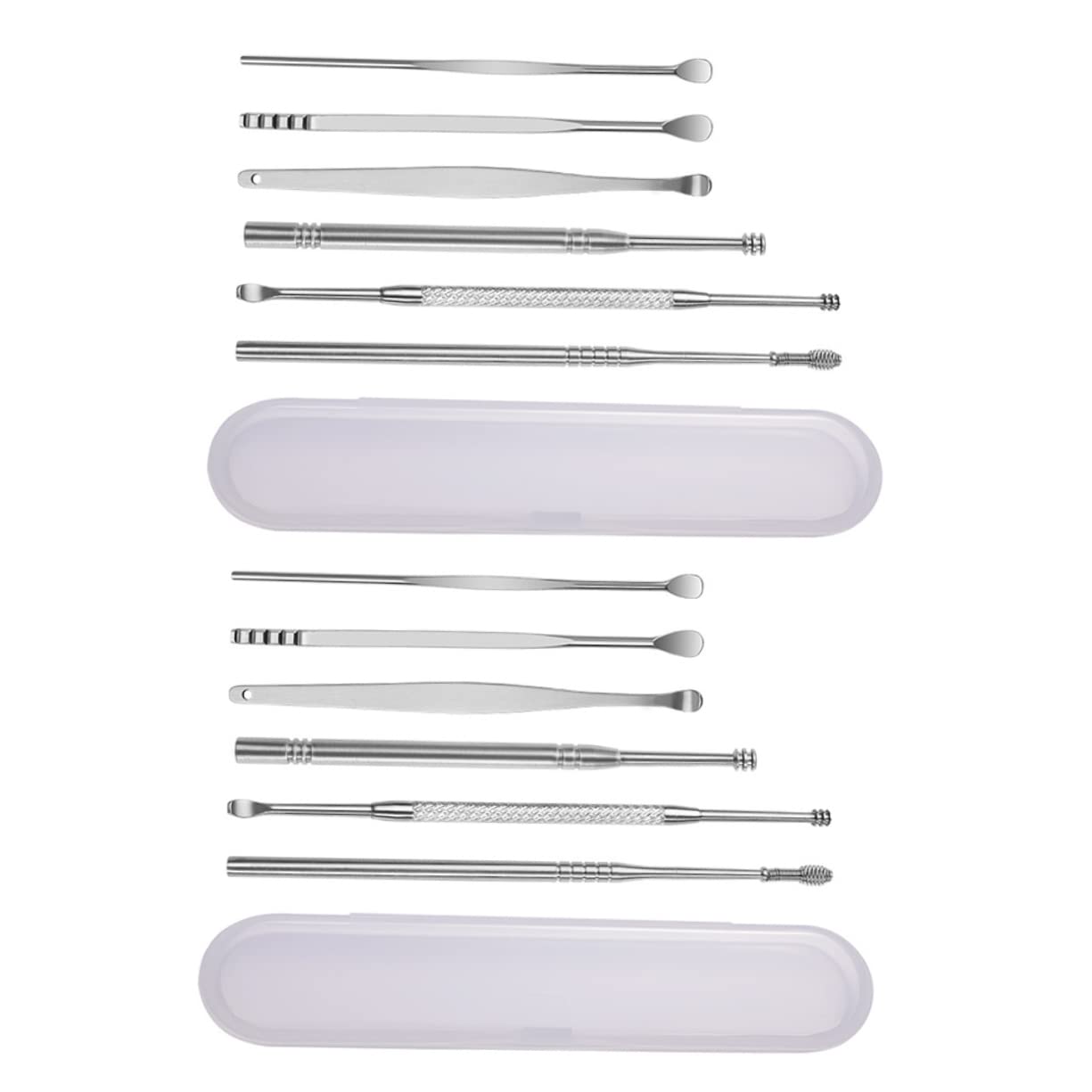 PLAFOPE Ear Wax Remover Kit Ear Spoon Set Ear Wax Removal Tools for Home Use Boys and Girls Adults