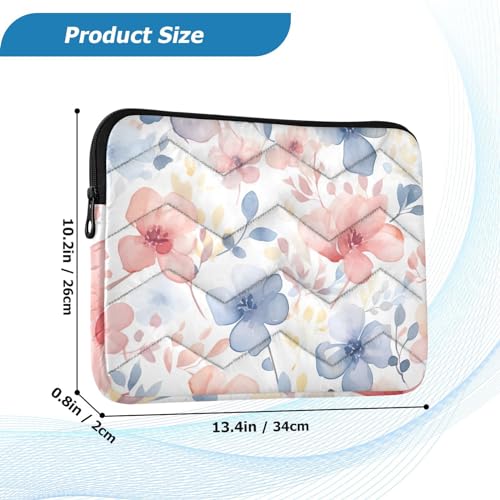 Funda para portátil 13-14 pulgadas con diseño acuarela y protección resistente miniatura 3