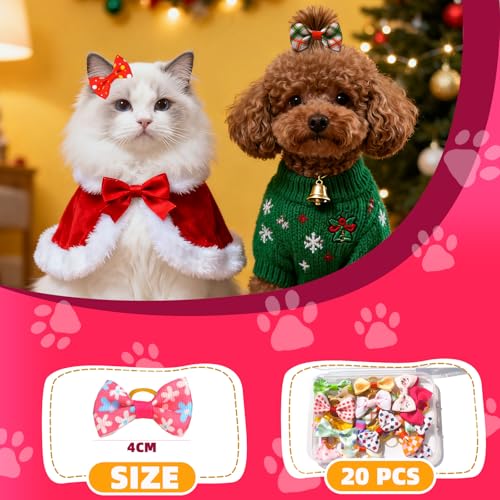 Image of Pet Grooming Kit- 6 Colors Washable Dog Hair Dye Markers, 8 Colors Nail Polish, 20 PCS Cute Dog Bowknot Hair Bows ,Dog Beauty Care Supplies for Safe & Fun Styling,Birthday Gifts to PET Lovers Set
