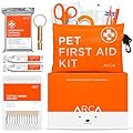 ARCA PET Dog First Aid Kit - Pet Emergency Kit - Water Resistant High Visibility Reflective First Aid Pouch Dog Camping Essentials for Hiking, Backpacking, Sports, Hunting