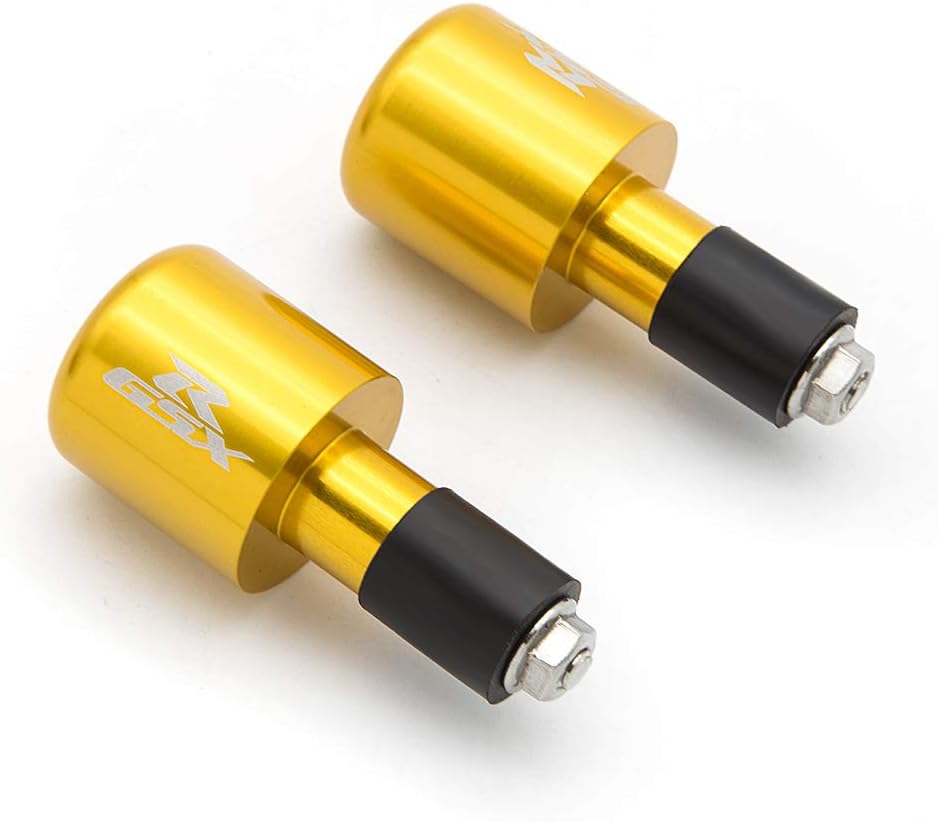 FXCNC Racing Motorcycle Billet Handle Bar End Grip Cap Plug Slider For GSXR600 GSX-R 600 2001-2014, GSXR750 GSX-R 750 2000-2014, GSXR1000 GSX-R 1000 2001-2013, GSX1300BK (B-King) 2008