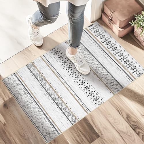 BESTSWEETIE 2x3 Area Rugs for Living Room Washable Moroccan Farmhouse