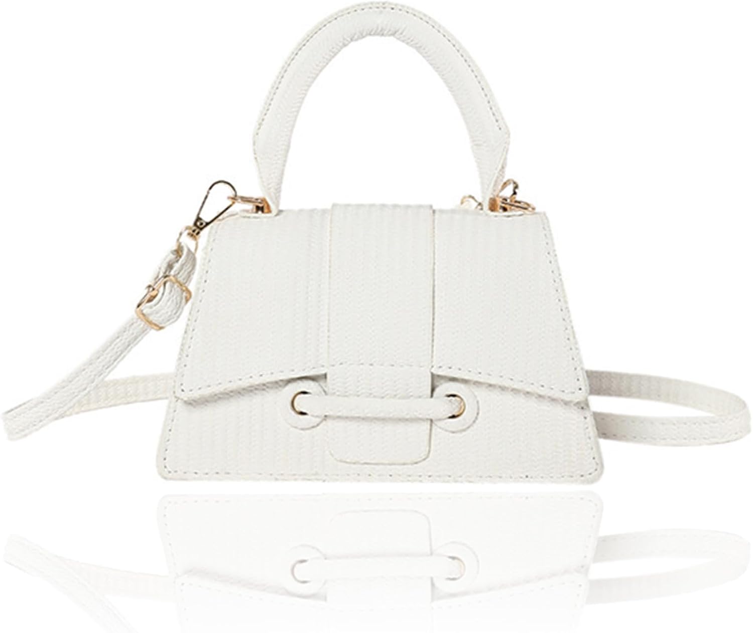 Mini Handbag Purse for Women PU Leather Top Handle Evening Bag,Cute Small Crossbody Clutch Wallet