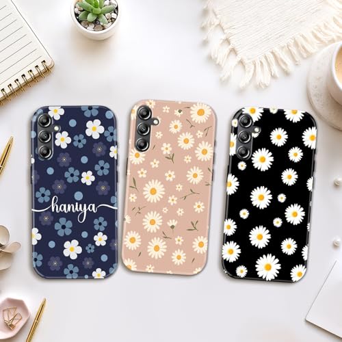 Image of COLORflow Back Cover Compatible with Samsung Galaxy A14 5G / 4G | Daisy Garden Customized | Glossy Armoured Bumper with Camera Protection Back Cover Compatible with Samsung Galaxy A14 5G / 4G