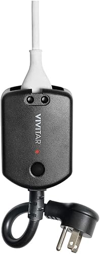 Vivitar Ha-1011 - Toma de corriente Wi-Fi para exteriores con temporizadores, enchufe inteligente impermeable para exteriores, 10 amperios, 3