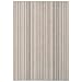 Garland Rug Carnival Area Rug, 5-Feet by 7-Feet, Random Earthtone Stripes