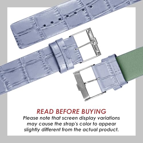 Image of DBLACK ''TNDS1'' Slim Leather Watch Strap, Minimalist style and a Bamboo-texture Design Belt / / For 18mm, 20mm, or 22mm, Compatible for TITAN Edge Slim Watches (Choose Your Size & Color)
