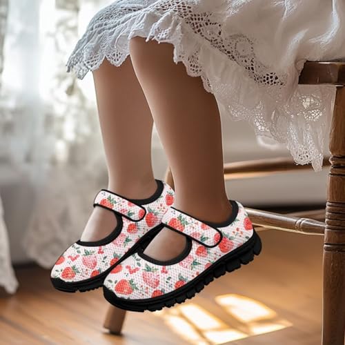 PinUp Angel Girls School Cute Graphic Comfortable Walking Shoes Mary Jane Flats Dress Party Shoes2