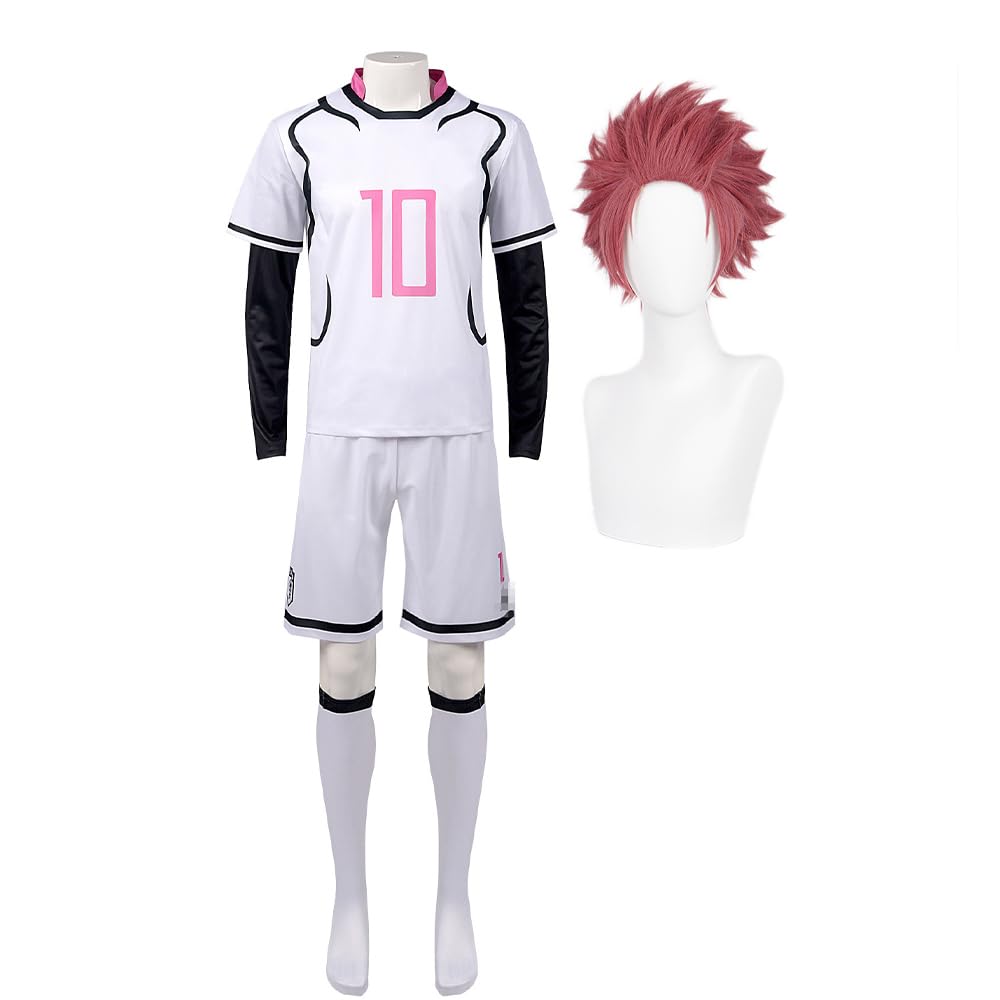 Zhongkaihua Anime Cosplay Football Outfit Itoshi SAE Jersey Football Sport Training Suits Sportswear Shorts Kits and Socks for Halloween Dress Up Costume Full Sets — image 1