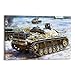Produktbild YTNSA WW2 Vintage Panzer-Poster, 7,5 cm, StuG III Ausf G, Sturmgewehr-Poster, dekorative Malerei, Leinwand, Wandposter und Kunstdruck, moderne Familienschlafzimmer-Dekoration, Poster, 60 x 90 cm