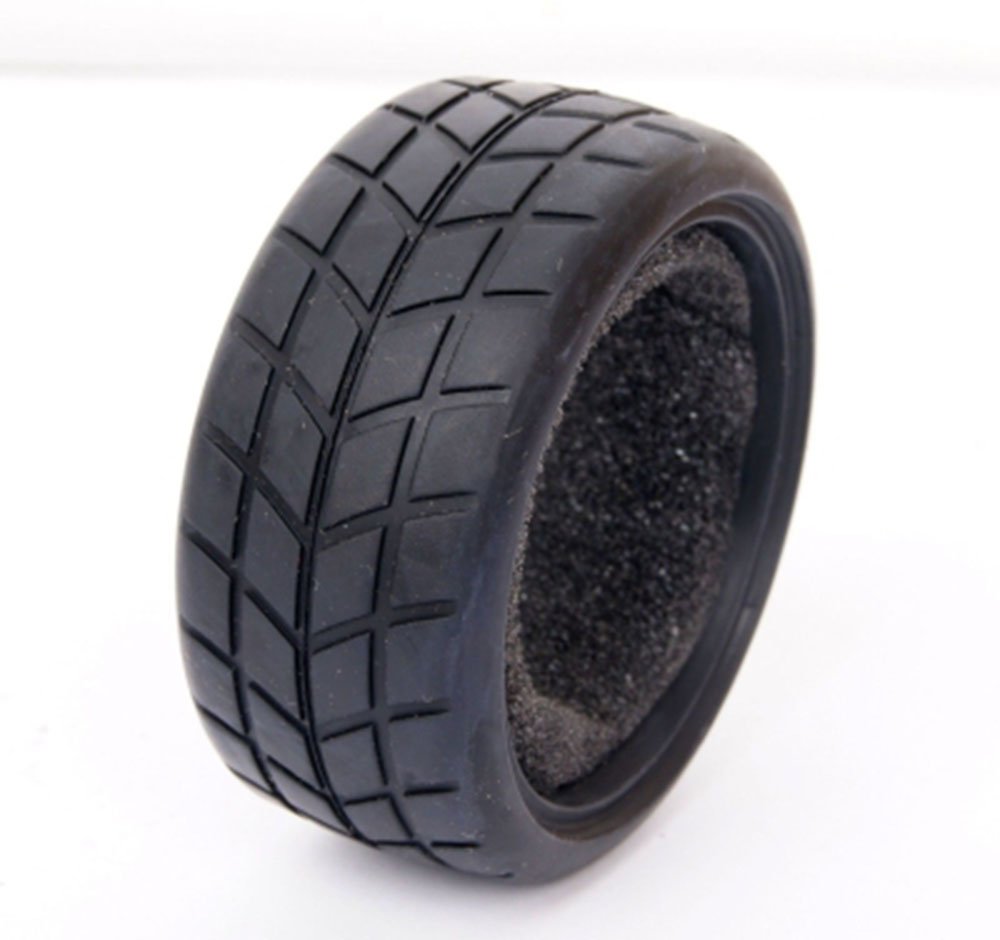 Hobbypower Racing Speed Rubber Sponge Tires Tyre for HSP 1:10 On-Road Car (Pack of 4 pcs)