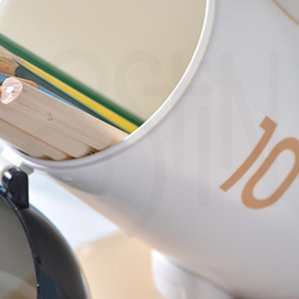 Ostin Astronaut Pen Pencil Holder Stand for Desk, Resin Desk Pen Holder Desk Organizer Astronaut Decor Cool Office Gadgets for Desk, Home Office School Gifts for Kids Adults 3