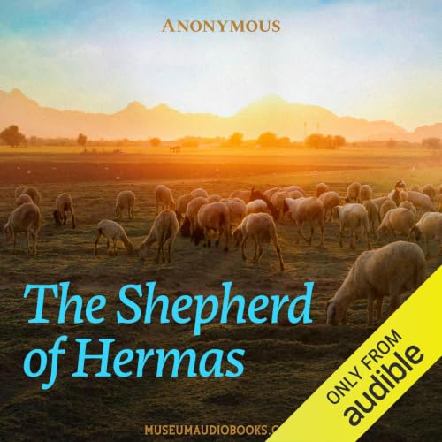 Diseño de la portada del título The Shepherd of Hermas