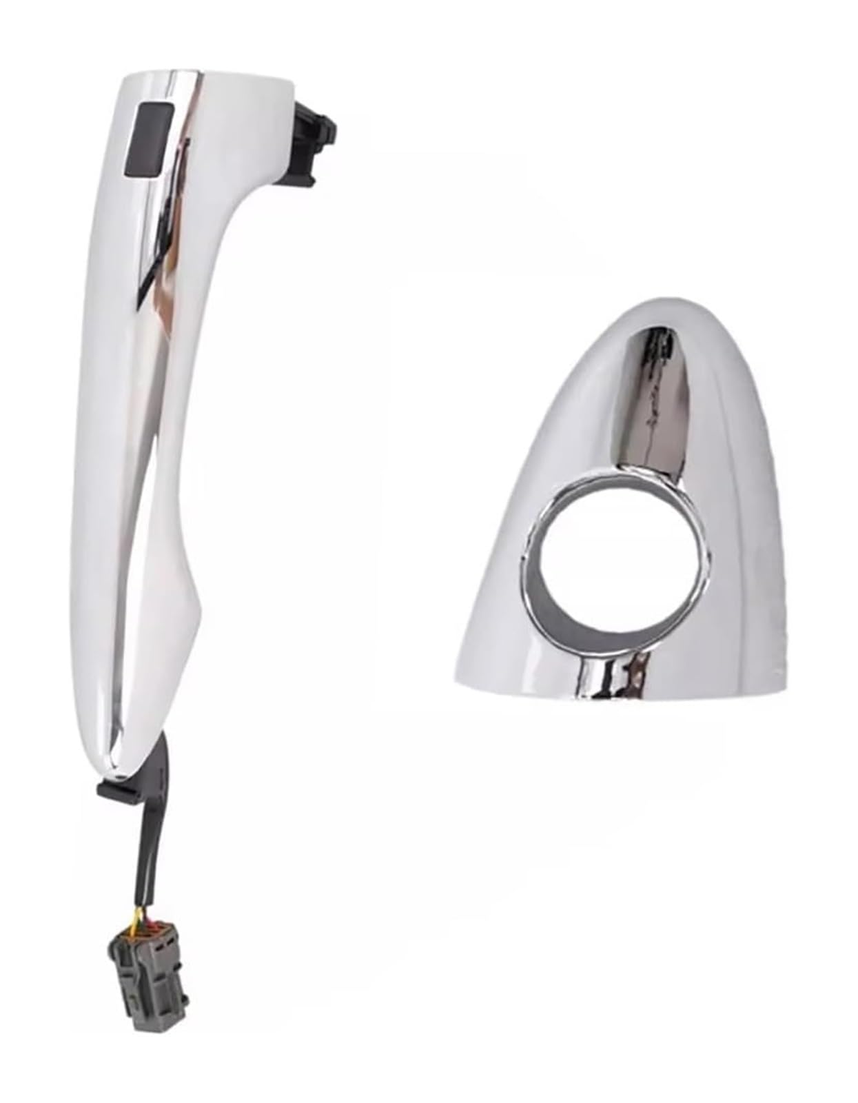 WEKPOPMEVL Outside Door Handle Cover for Kia for Sportage 2011-2016 Hand Driver 82651-3W710 Cover Exterior Door Handle Car Outside Front Left Right(Front Left)