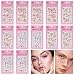yueton 12 Sheets 3 Different Pattern Colorful Assorted Size Self Adhesive Bling Rhinestone Craft Jewels Gem Diamond Sticker Embellishments