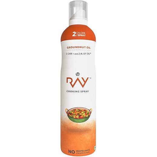 LB RAY Cooking Spray Groundnut Oil Low Calorie 100 Oil Spra
